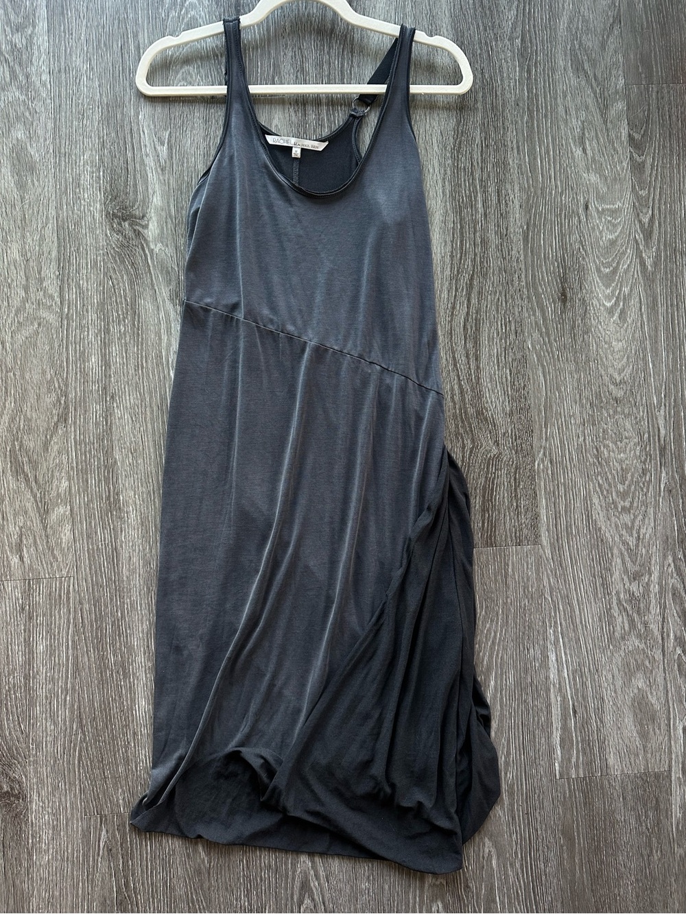 RACHEL Rachel Roy Black Sleeveless Midi Tank Dress